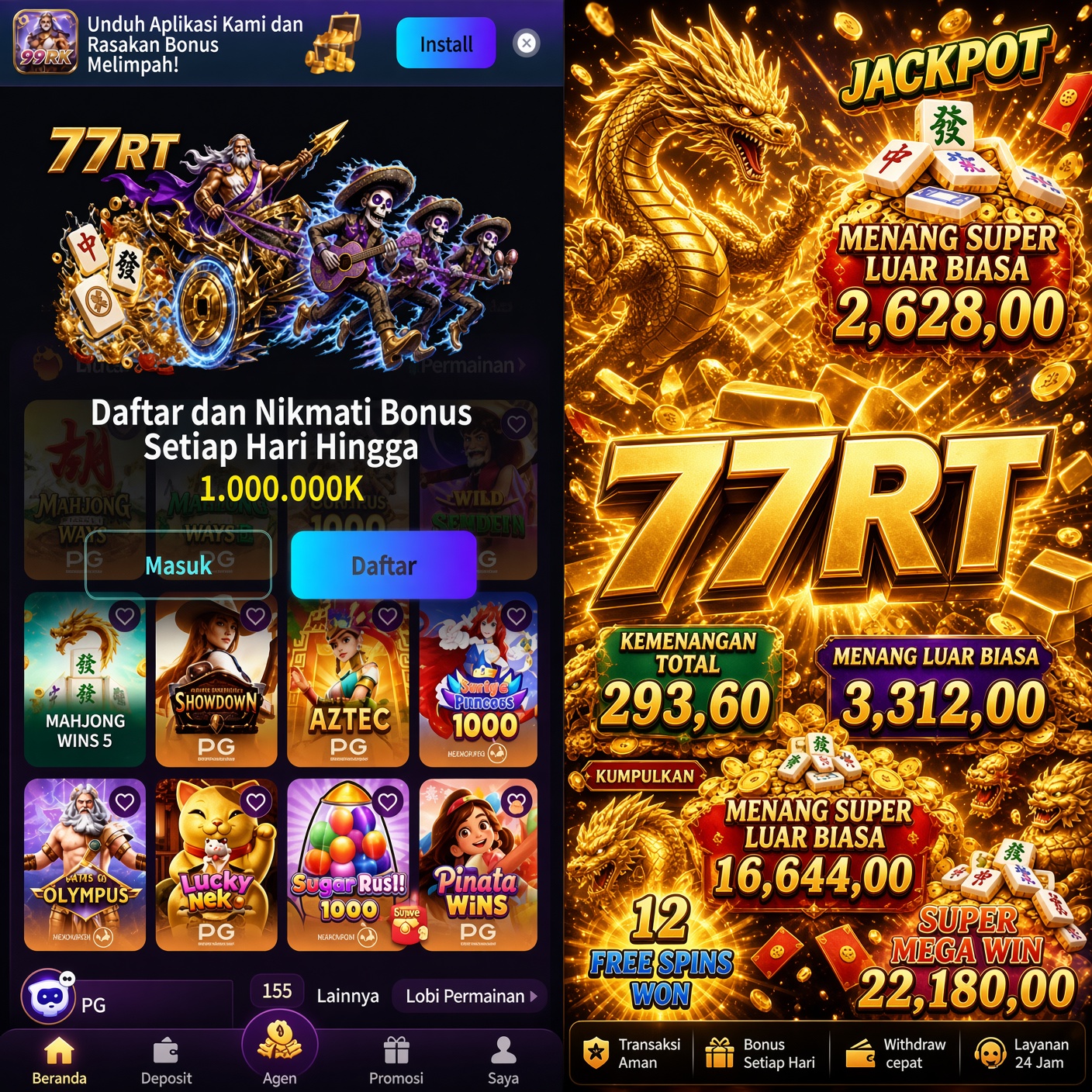 77RT - Web Resmi 77rt Download App Terbaru ⭐